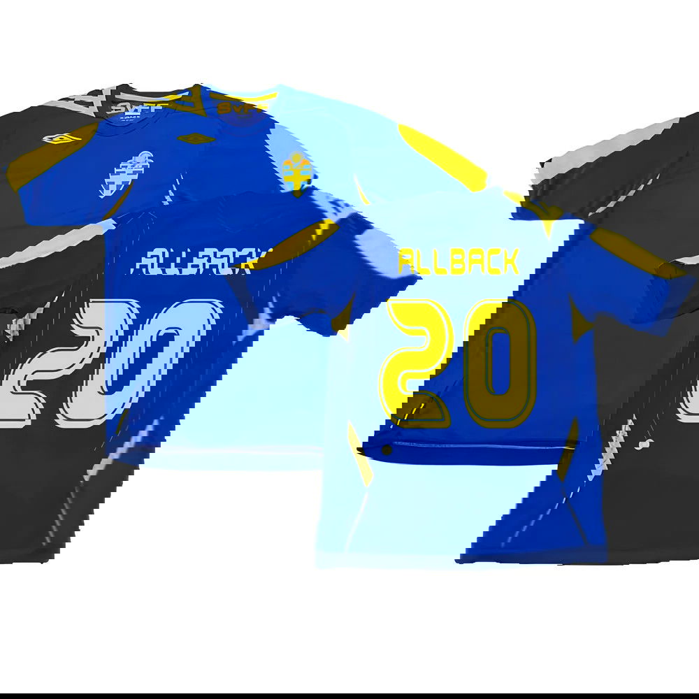 Sweden 2006-08 Away (S) (Excellent) (Allback 20)