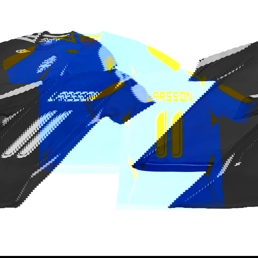 Sweden 2006-08 Away (S) (Excellent) (Larsson 11)
