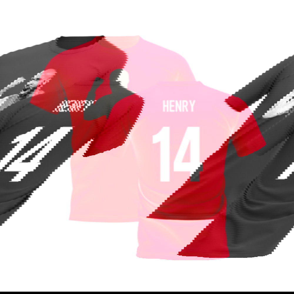 Thierry Henry Legend T-Shirt (Red) (Henry 14)