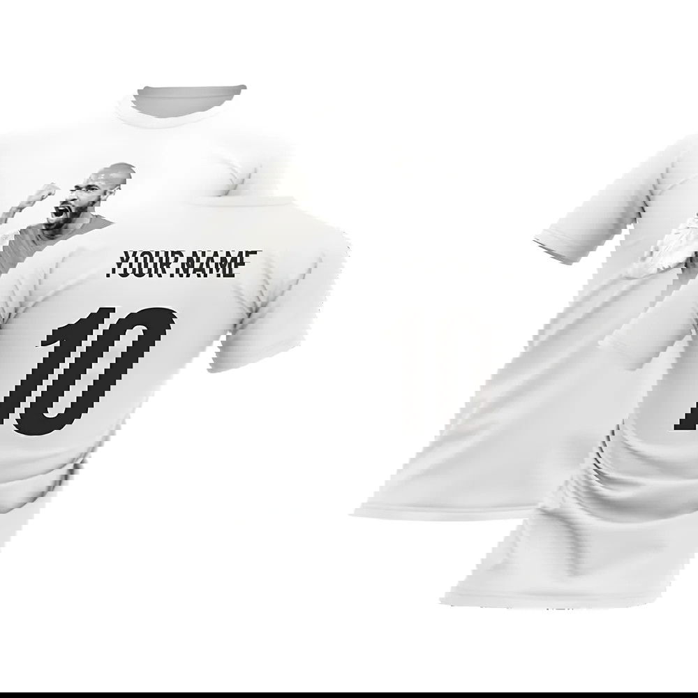 Thierry Henry Legend T-Shirt (White) (Your Name)