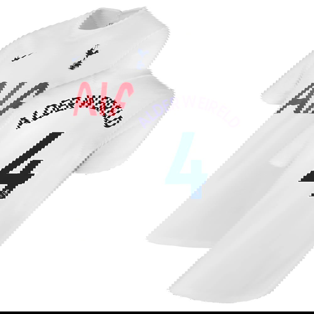 Tottenham 2021-2022 Home Shirt (ALDERWEIRELD 4)