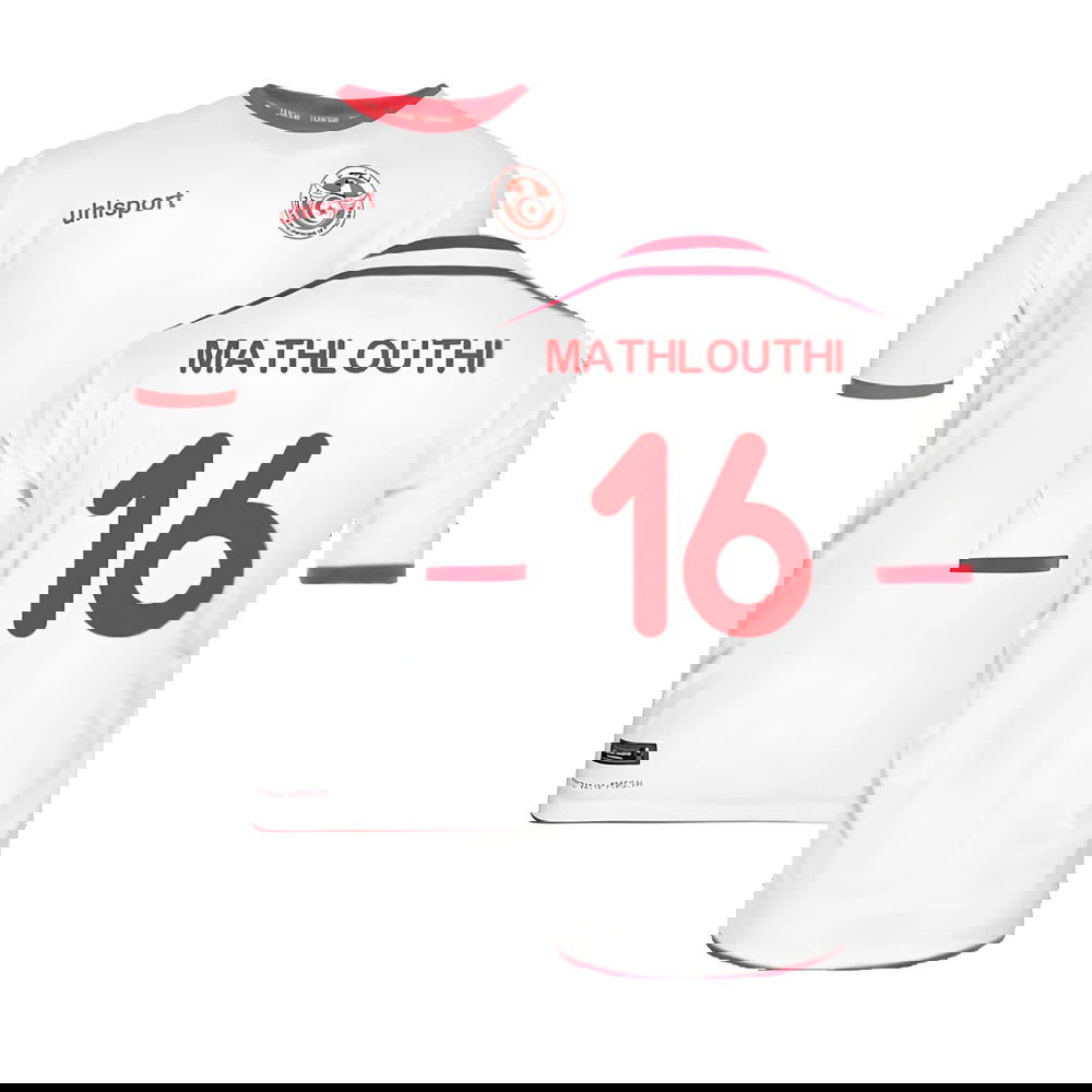 Tunisia 2018 Home Shirt ((Excellent) M) (Mathlouthi 16)