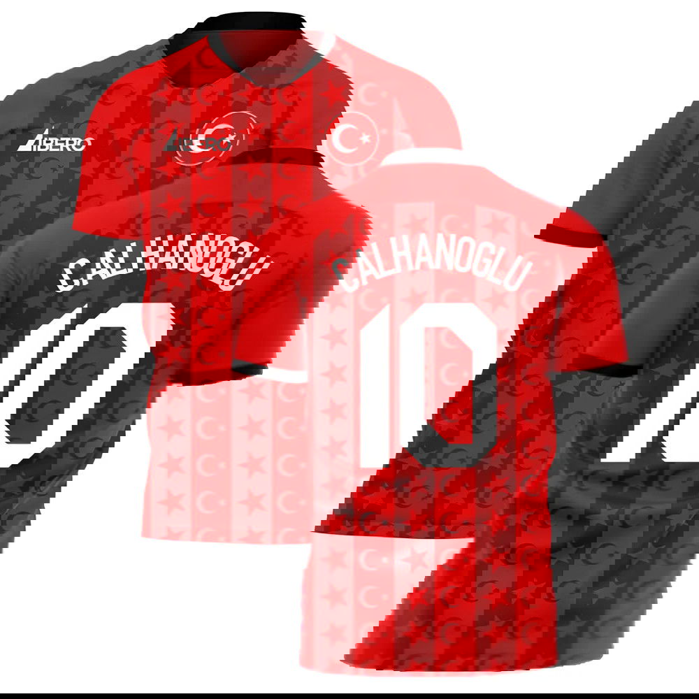 Turkey 2025-2026 Home Concept Football Kit (Libero) (CALHANOGLU 10)