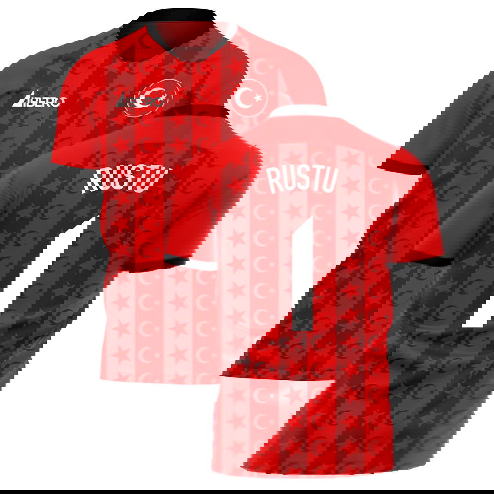 Turkey 2025-2026 Home Concept Football Kit (Libero) (RUSTU 1)