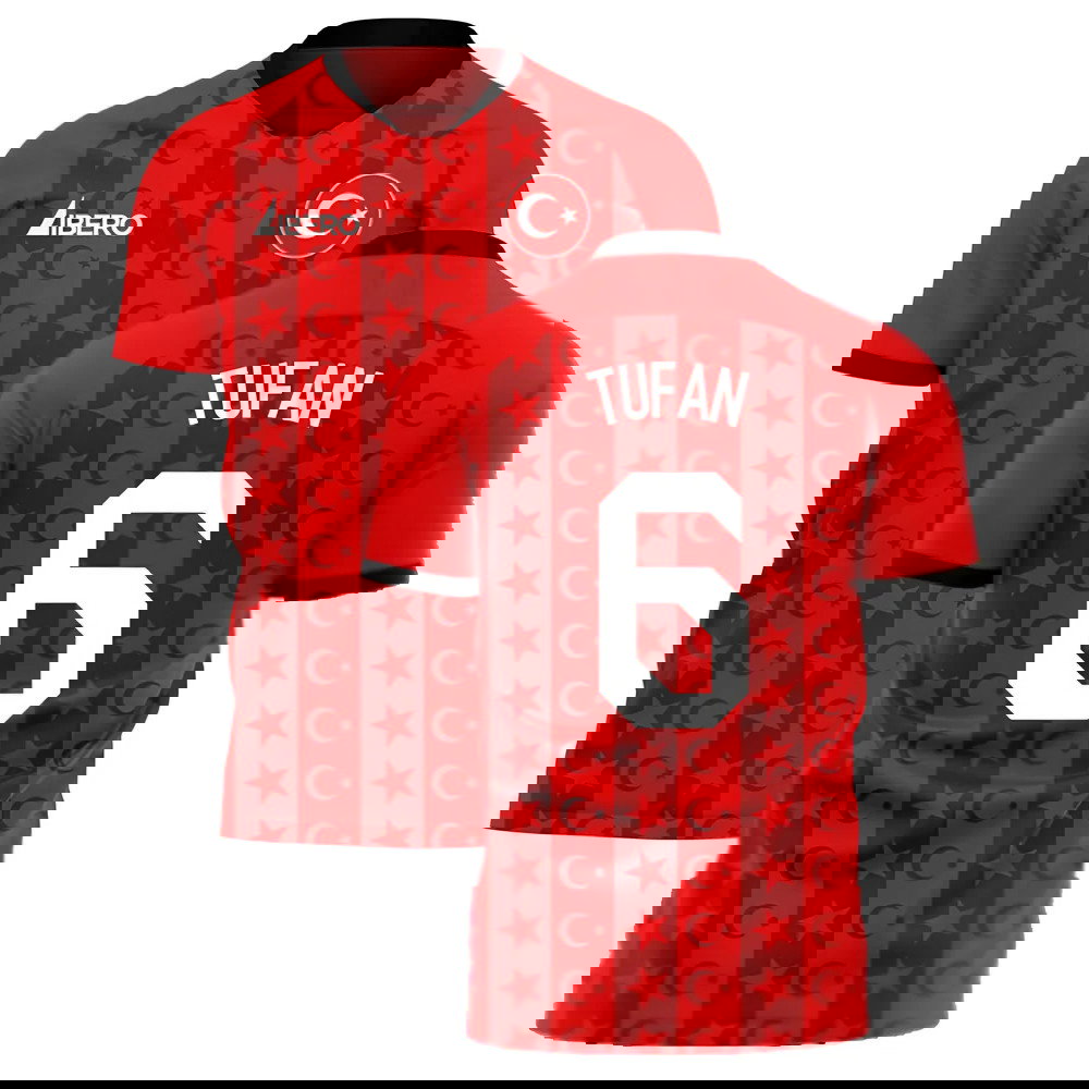 Turkey 2025-2026 Home Concept Football Kit (Libero) (TUFAN 6)