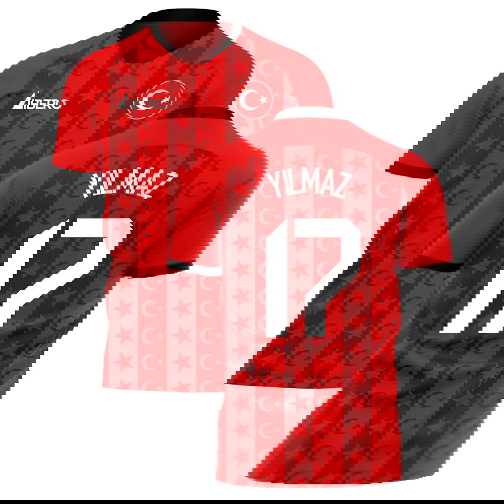 Turkey 2025-2026 Home Concept Football Kit (Libero) (YILMAZ 17)