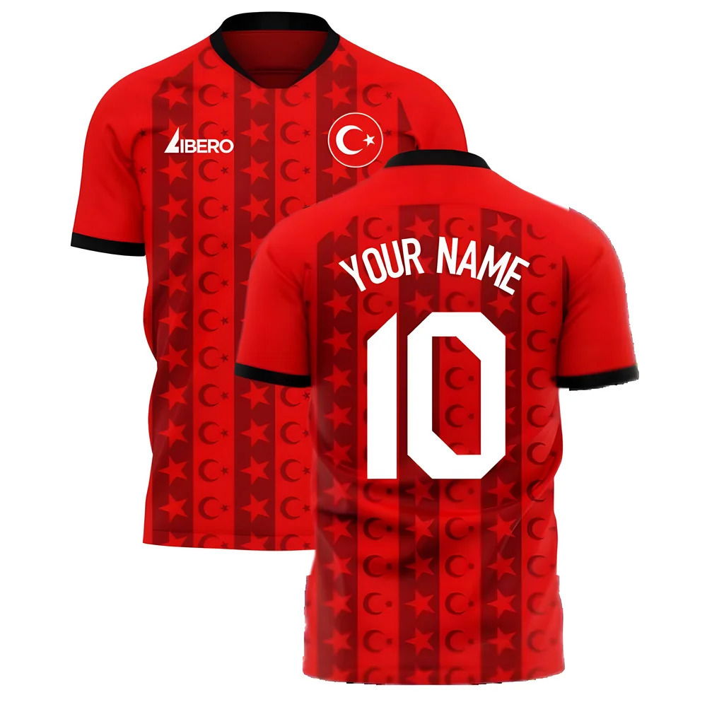 Turkey 2025-2026 Home Concept Football Kit (Libero) (Your Name)