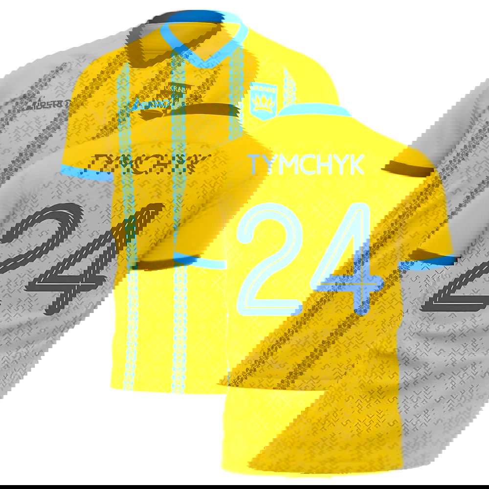 Ukraine 2025-2026 Home Concept Football Kit (Libero) (TYMCHYK 24)