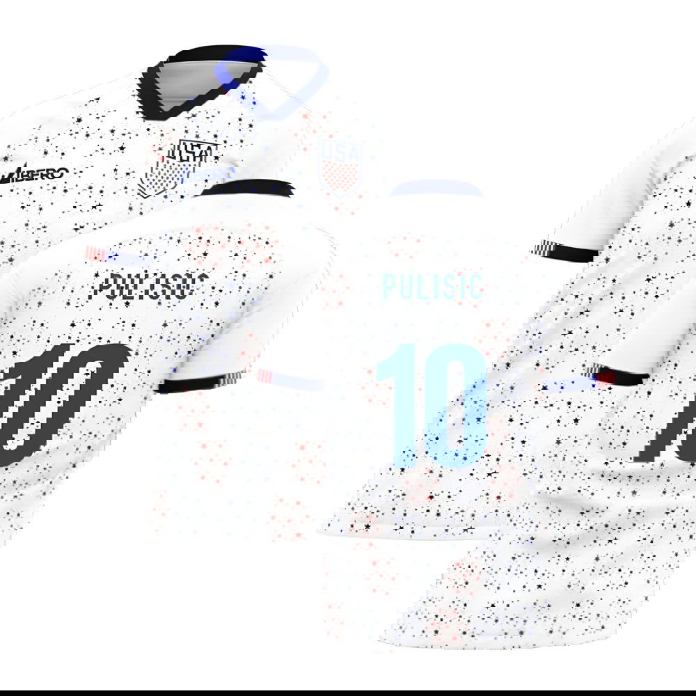  United States 2025-2026 Home Concept Football Kit (Libero) (PULISIC 10)