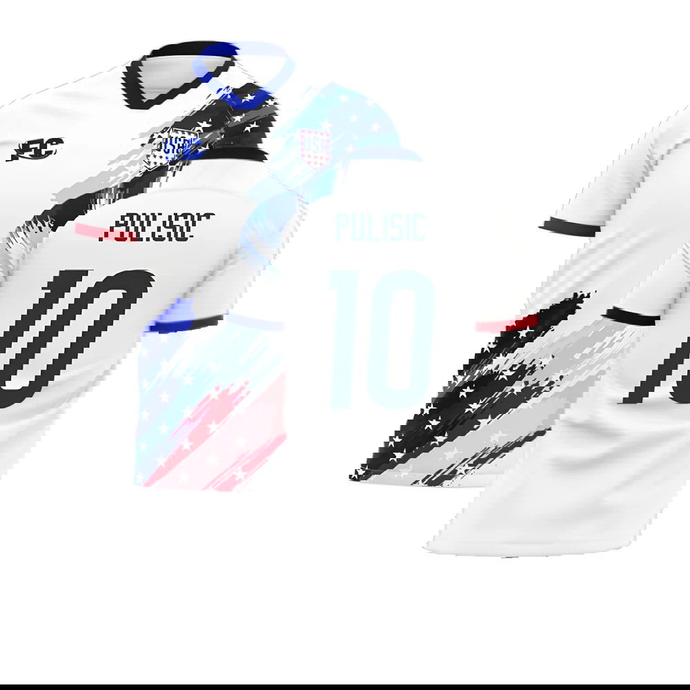 USA 2020-2021 Home Concept Kit (Fans Culture) (PULISIC 10)