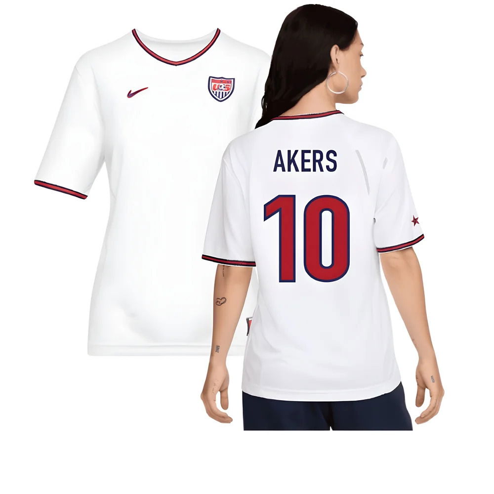 USWNT USA 1999 Reissue Home Shirt (Womens) (Akers 10)