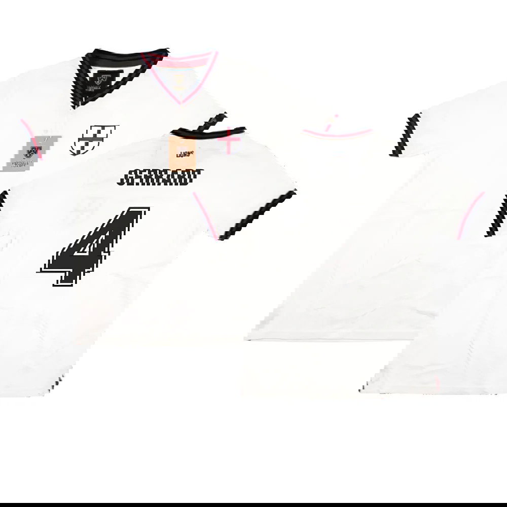 Vintage Football England Home Retro Shirt (GERRARD 4)