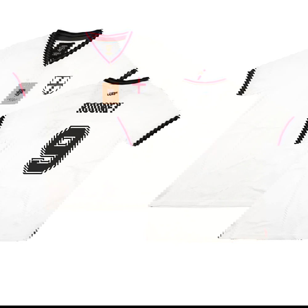 Vintage Football England Home Retro Shirt (ROONEY 9)