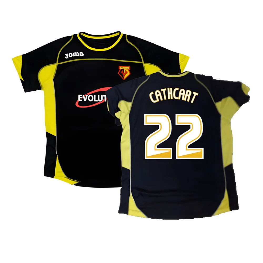 Watford 2009-10 Away Shirt ((Excellent) M) (Cathcart 22)