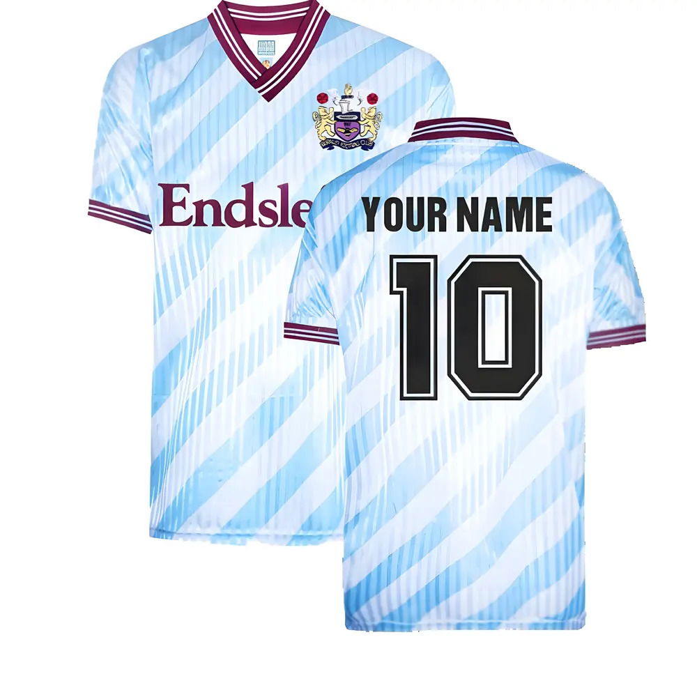 Burnley 1988 Away Retro Shirt (Your Name)