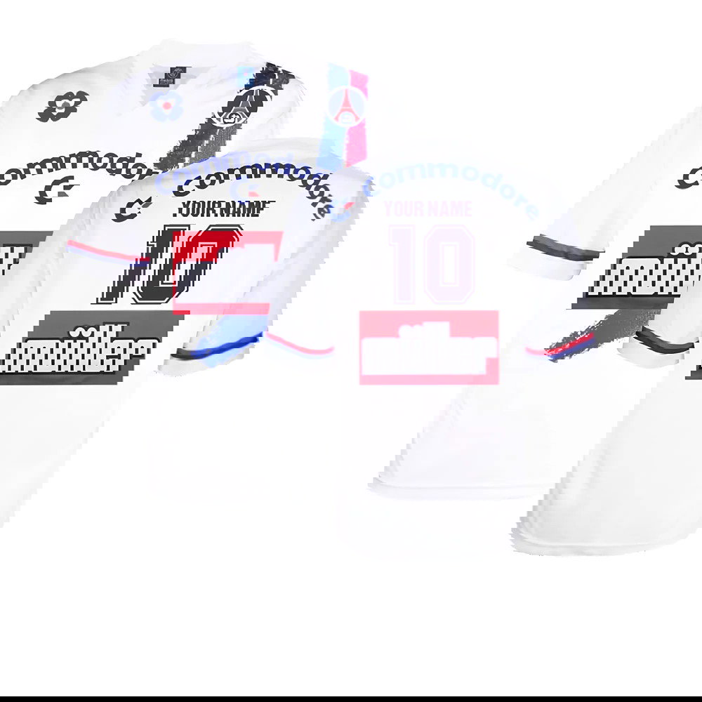 PSG 1991 Home Retro Football Shirt (Your Name)