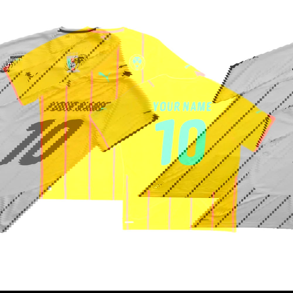 2010-2011 Cameroon Away Shirt (Your Name)