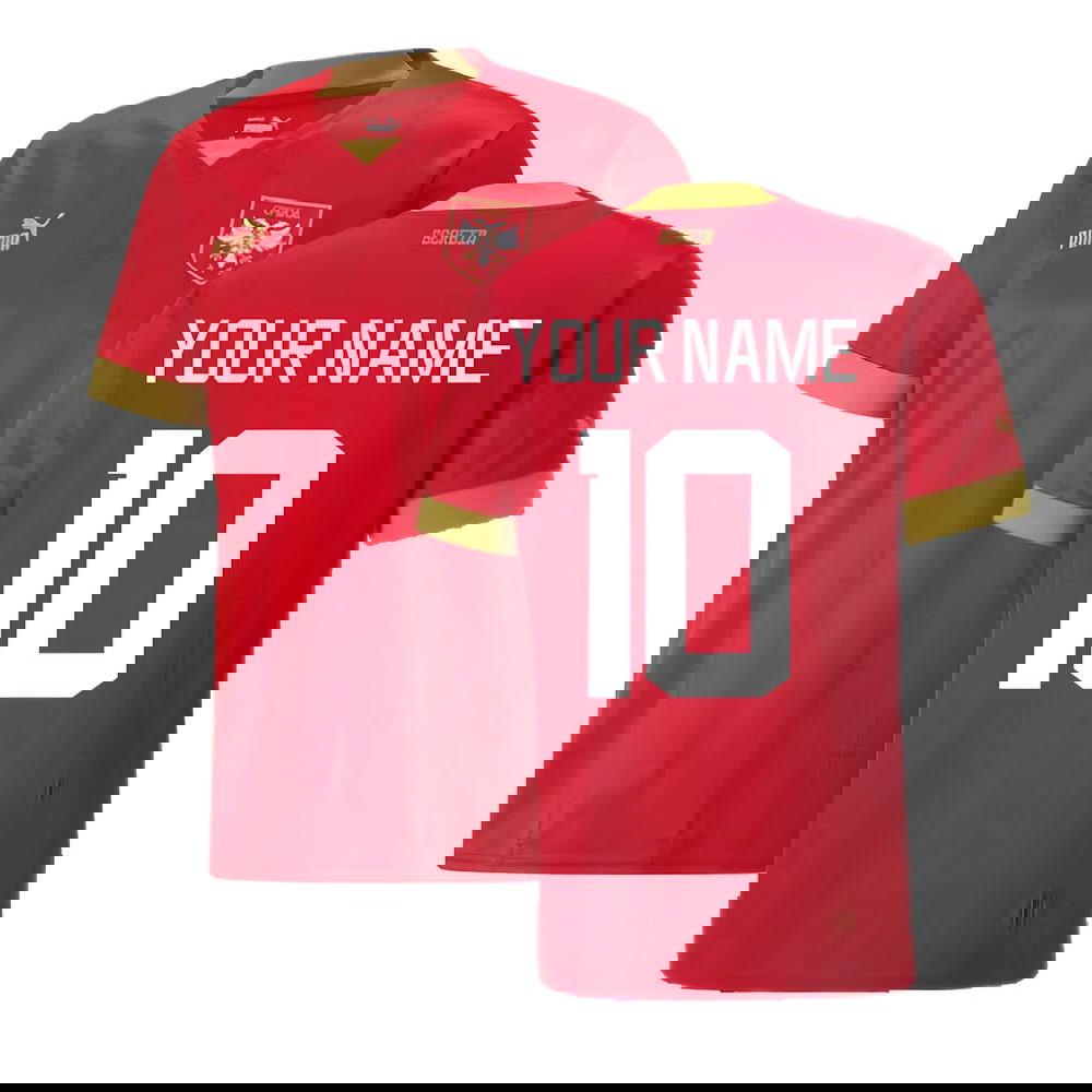 2022-2023 Serbia Home Shirt (Your Name)