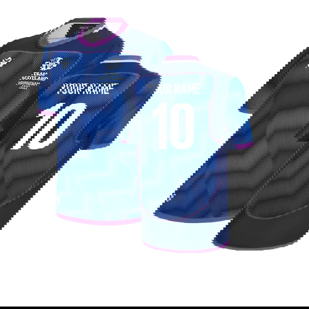2022 Scotland Commonwealth Games Home Rugby Shirt (Your Name)