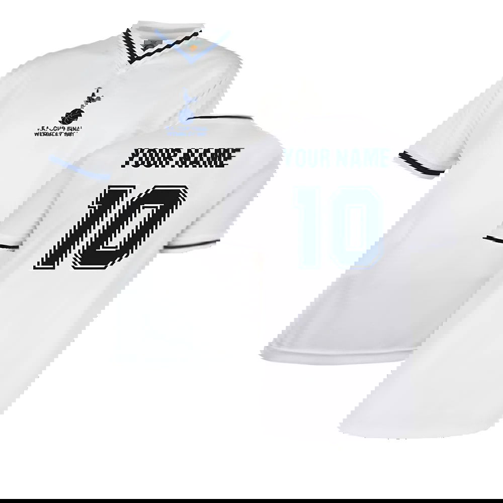 Tottenham Hotspur 1981 FA Cup Final Retro Shirt (Your Name)