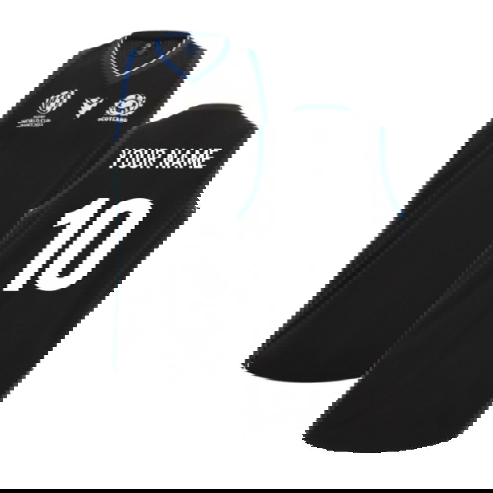 2023-2024 Scotland RWC Training Basketball Singlet (Black) (Your Name)