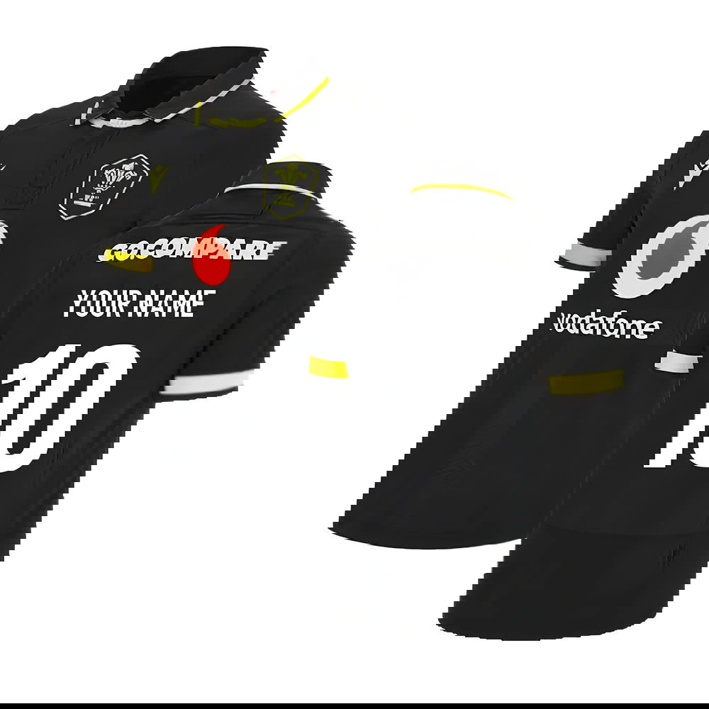 2023-2024 Wales WRU Away Match Rugby Shirt (Your Name)