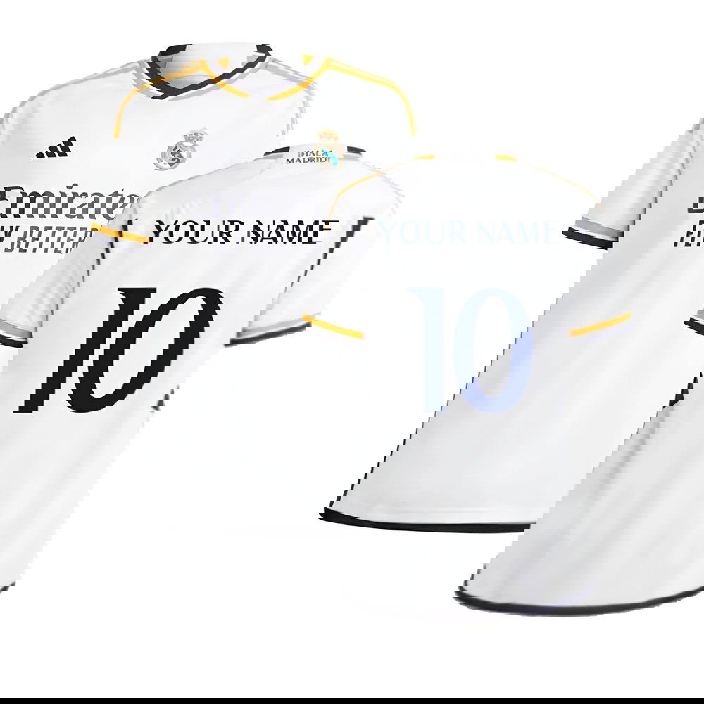 2023-2024 Real Madrid Home Shirt (Kids) (Your Name)