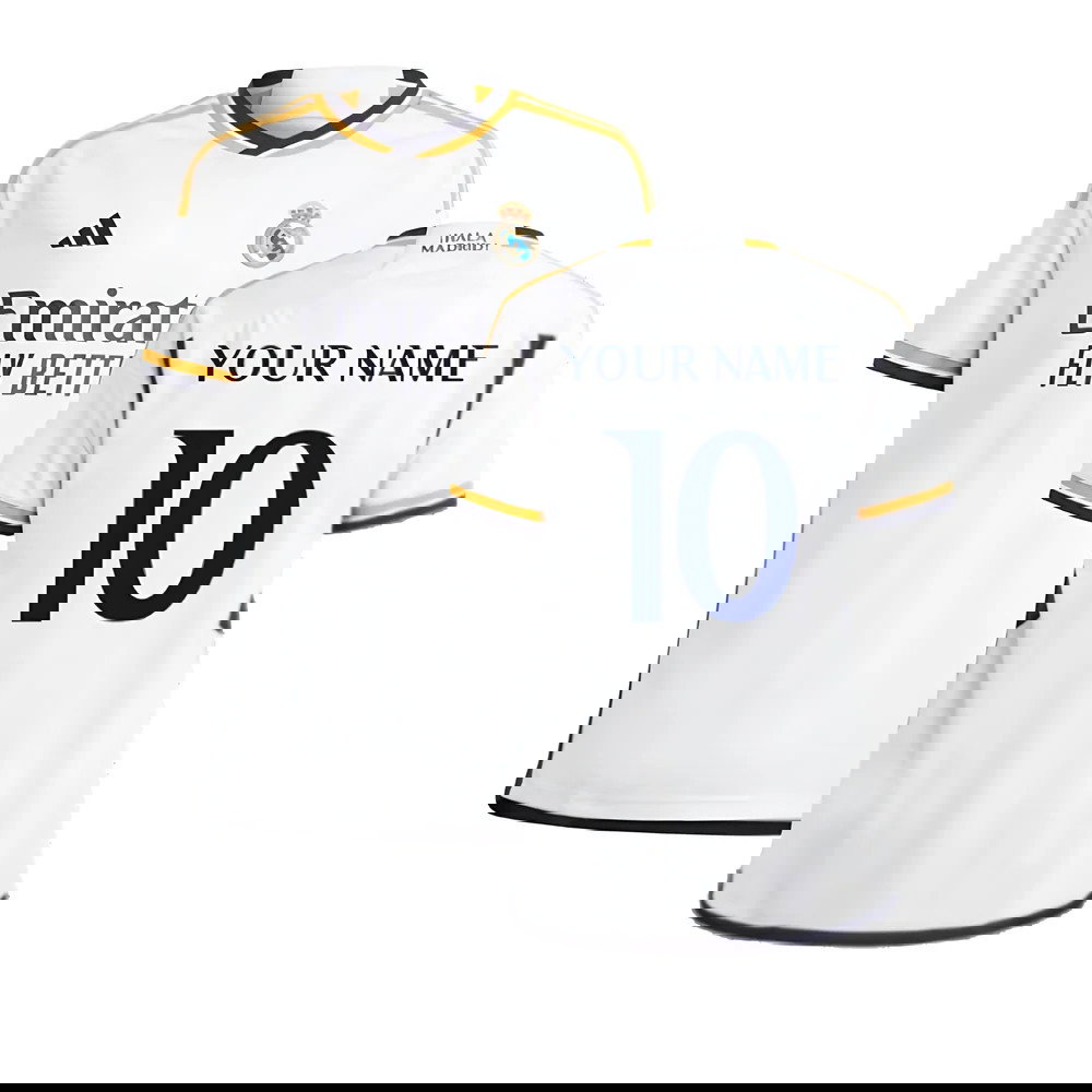 2023-2024 Real Madrid Home Shirt (Kids) (Your Name)