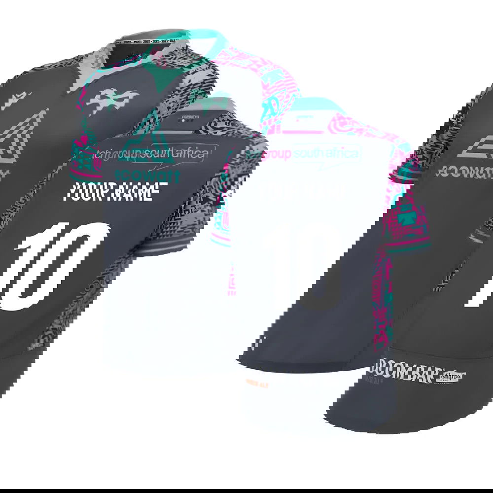 2023-2024 Ospreys Rugby Euro Poly Replica Shirt (Your Name)