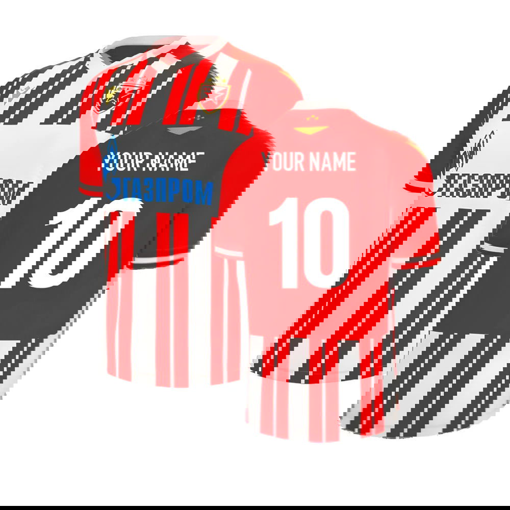 2023-2024 Red Star Belgrade Home Shirt (Your Name)