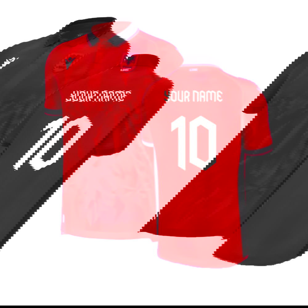 2023-2024 Albania Home Authentic Shirt (Your Name)