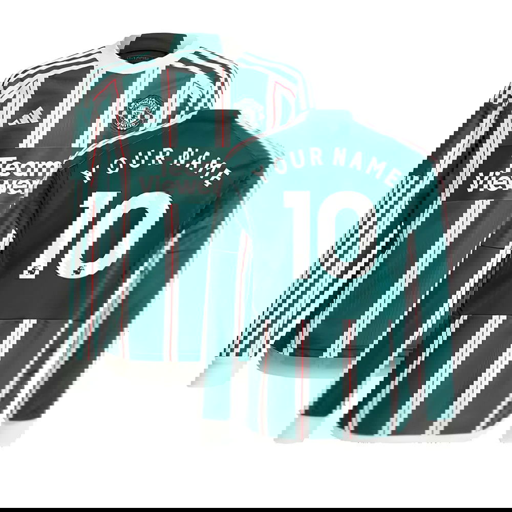 2023-2024 Man Utd Away Long Sleeve Shirt (Kids) (Your Name)