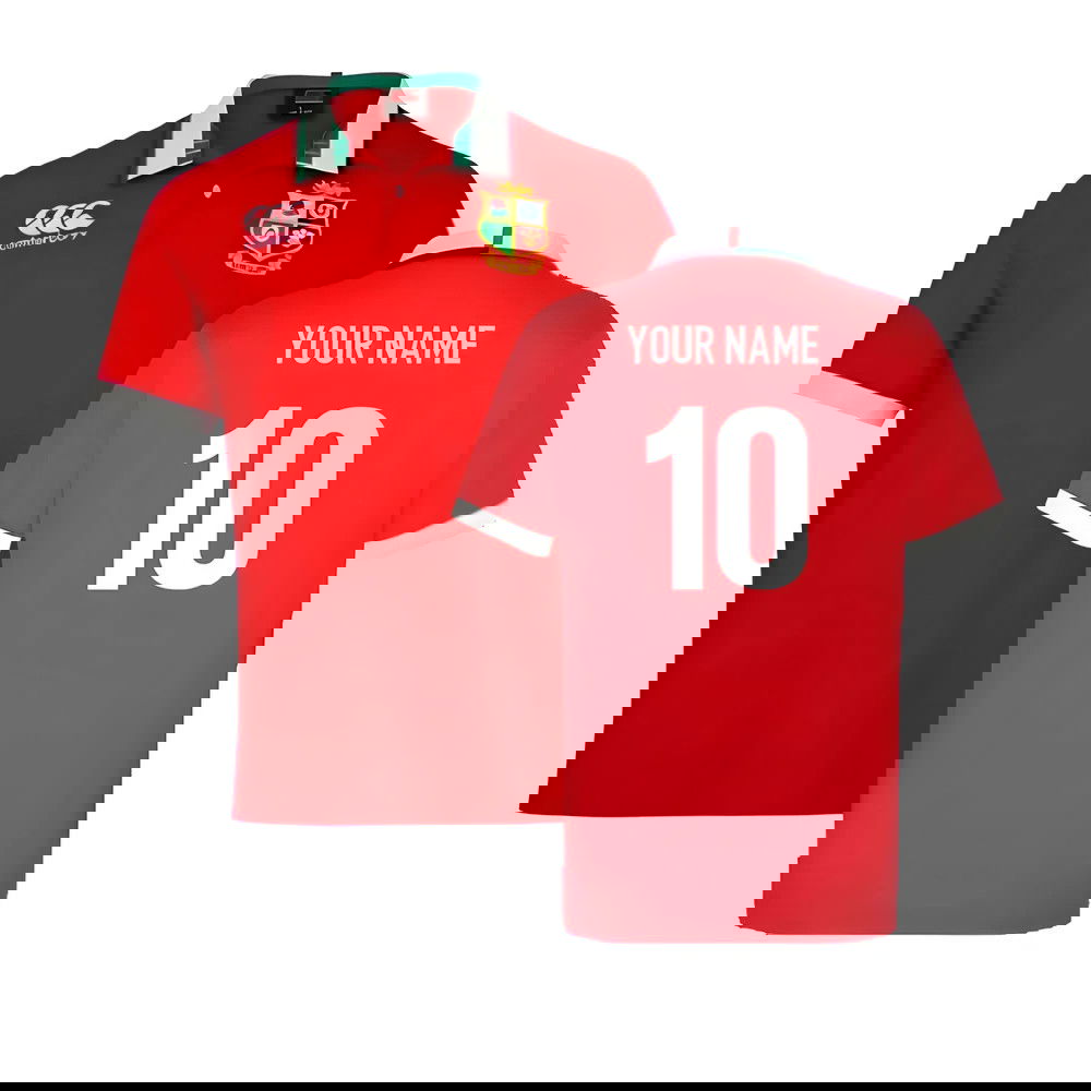 2021 British & Irish Lions SS Classic Rugby Shirt Mens (Your Name)