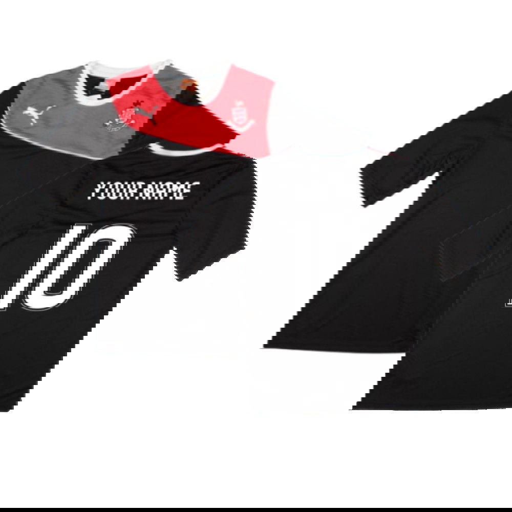 2015-2016 Airdrie Training Shirt (Black) - Kids (Your Name)