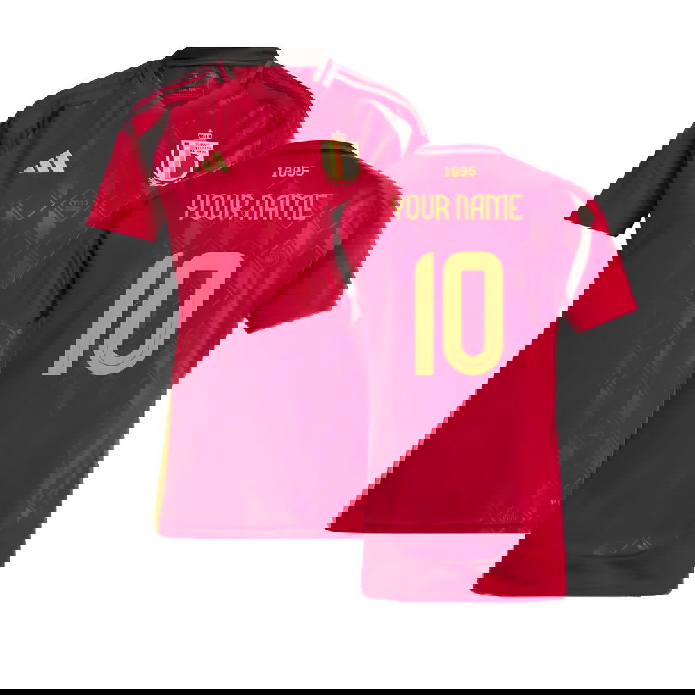2024-2025 Belgium Home Shirt (Ladies) (Your Name)
