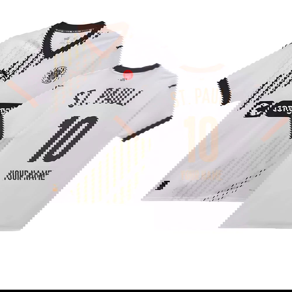 2024-2025 St Pauli Away Shirt (Your Name)