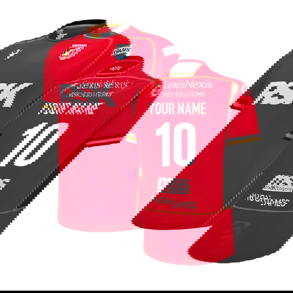 2024-2025 Cardiff Blues Rugby Away Shirt (Kids) (Your Name)