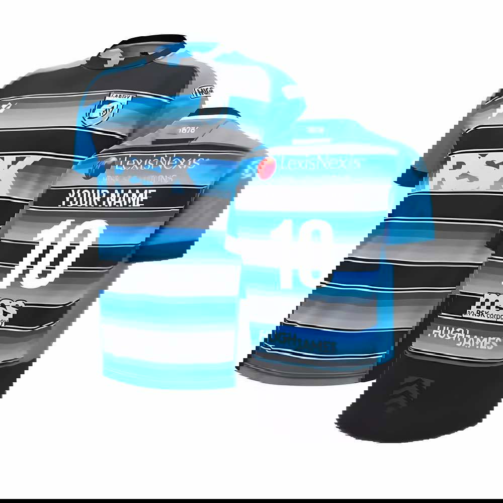 2024-2025 Cardiff Blues Rugby Home Poly Replica Shirt (Your Name)