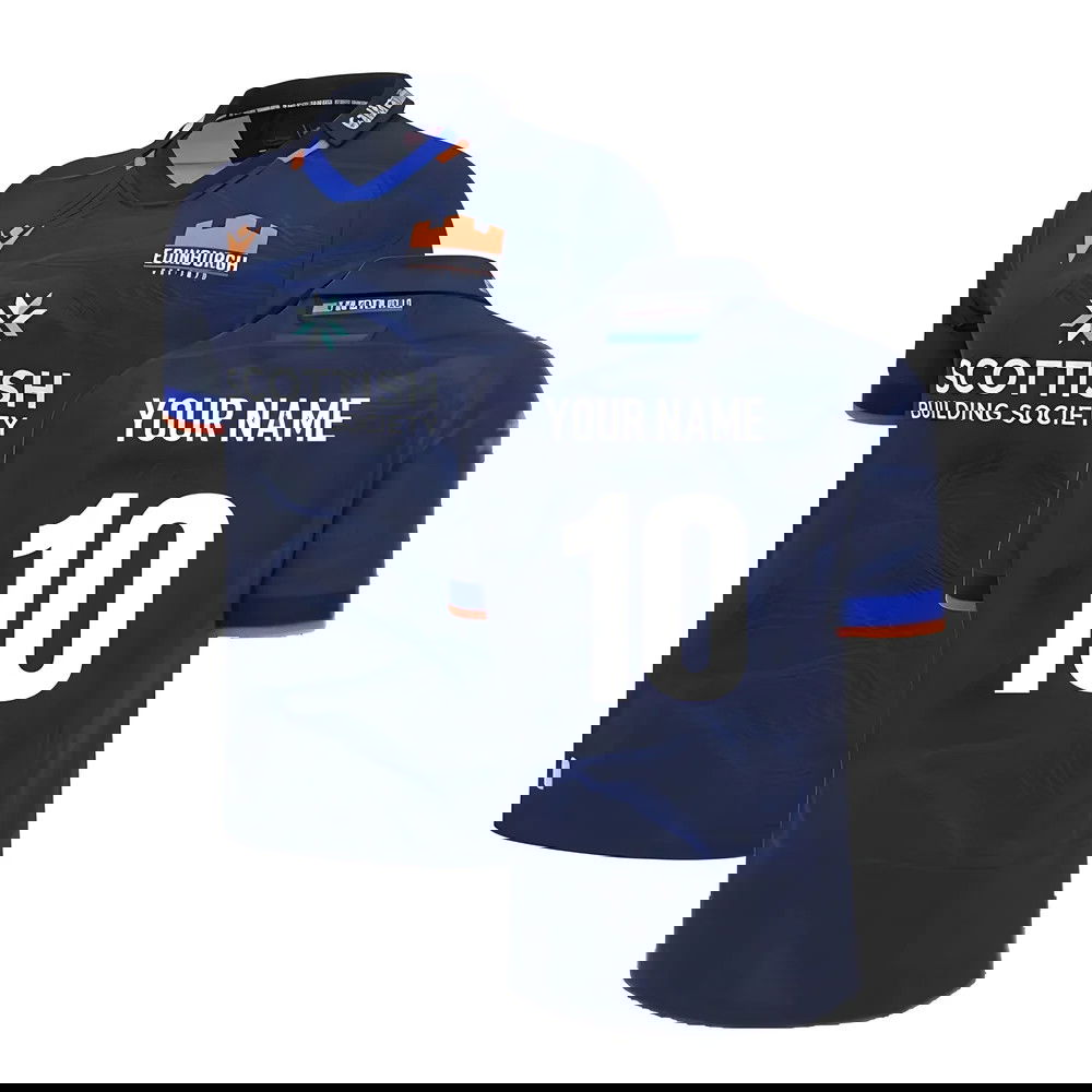 2024-2025 Edinburgh Rugby Home Shirt (Kids) (Your Name)