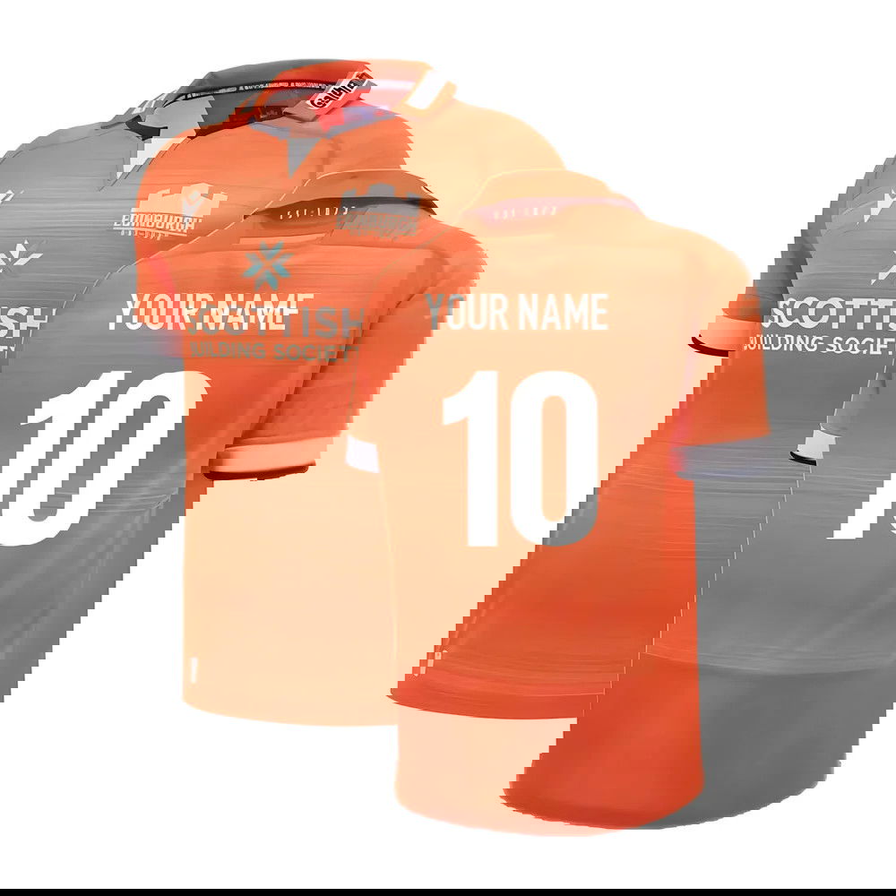 2024-2025 Edinburgh Rugby Away Replica Shirt (Your Name)