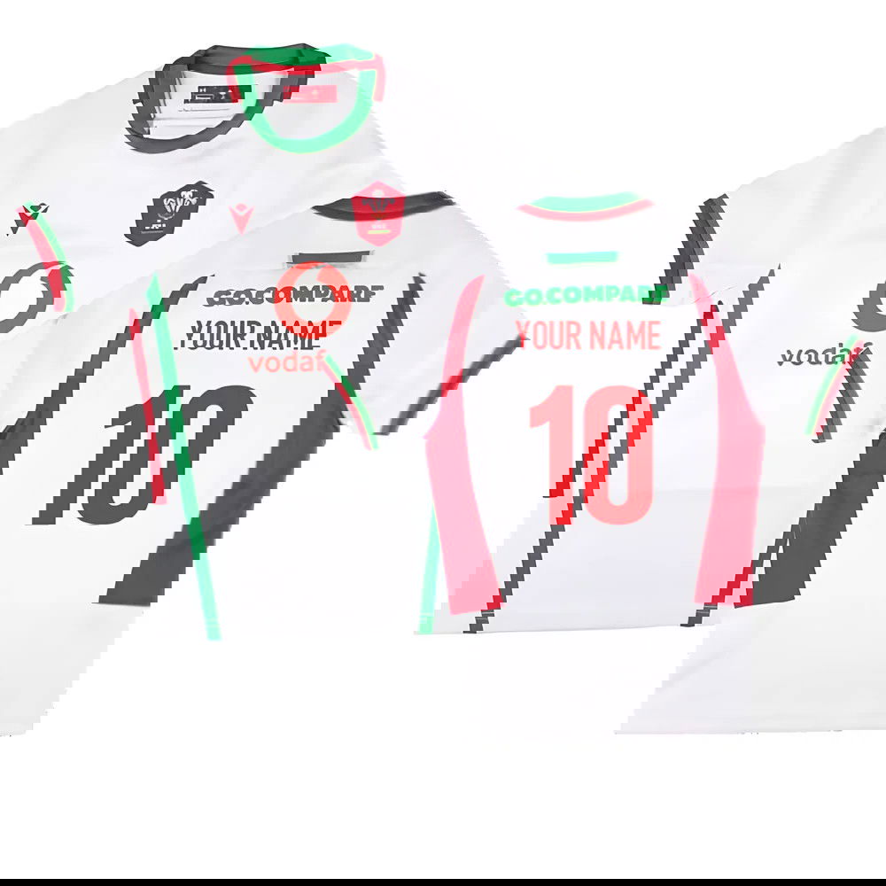 2024-2025 Wales Rugby WRU Away Slim Fit Shirt (Womens) (Your Name)