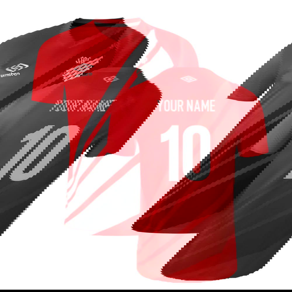 2024-2025 Club Athletico Paranaense Home Shirt (Your Name)
