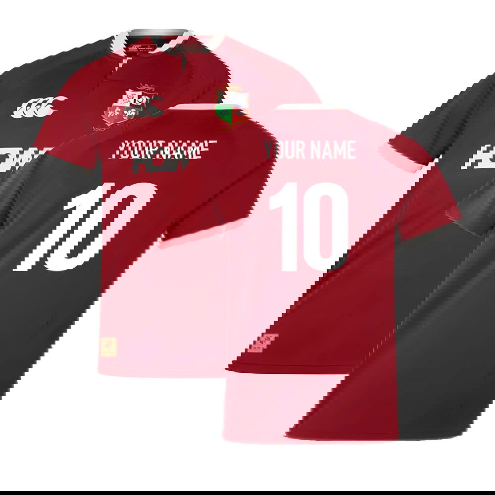 2025 British & Irish Lions Rugby Replica Jersey (Your Name)