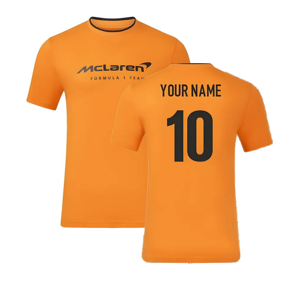 2025 McLaren F1 Mens Core Essentials T-Shirt - Autumn Glory (Your Name)