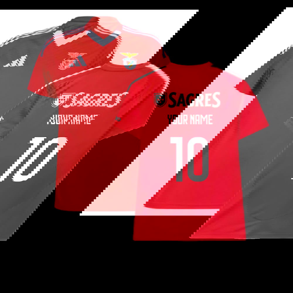 2024-2025 Benfica Home Shirt (No Sponsor) (Your Name)