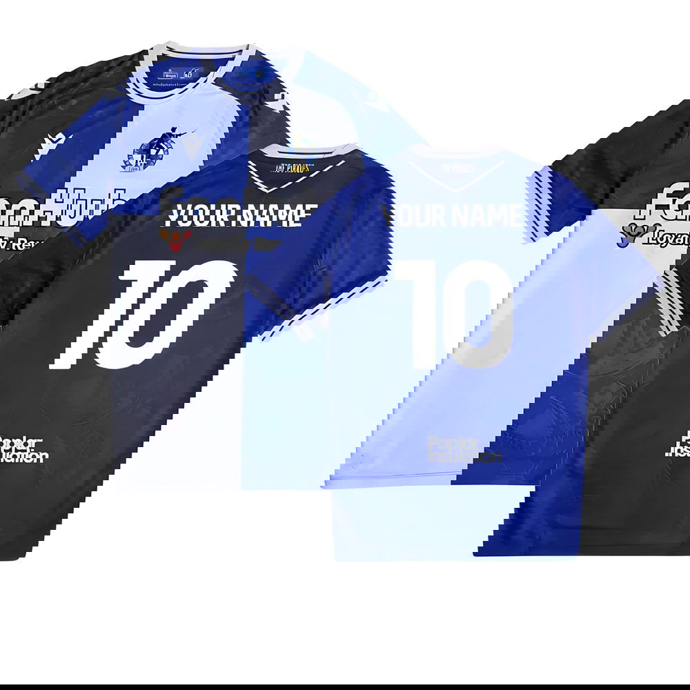 2025-2026 Bristol Rovers Home Shirt (Your Name)