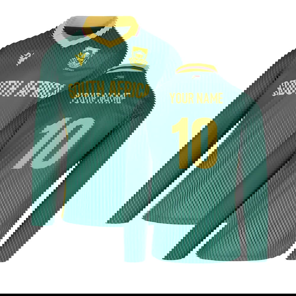 2025-2026 CSA Proteas Match Day ODI Long Sleeve Cricket Shirt (Your Name)