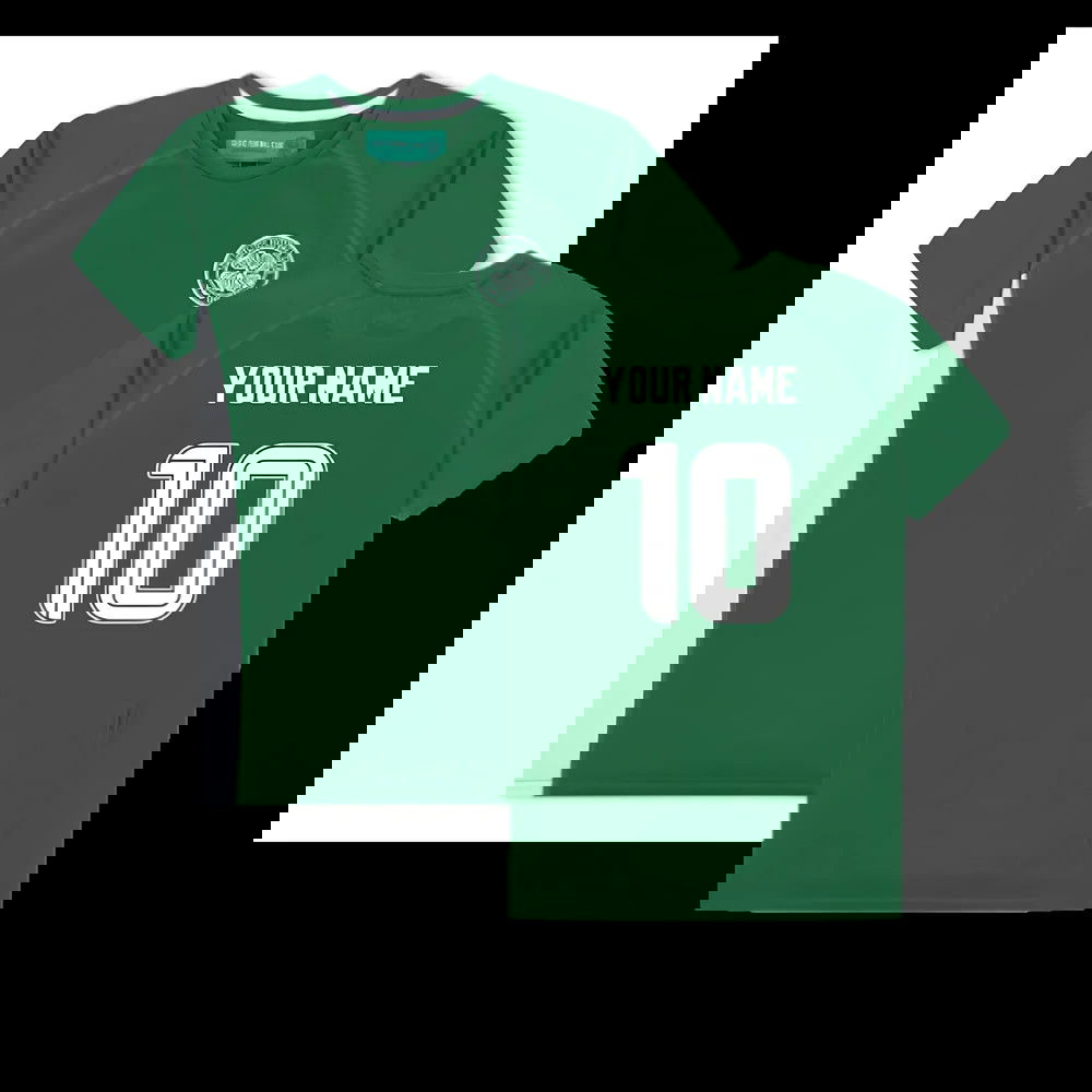 Celtic Poly T-shirt (Green) - Kids (Your Name)