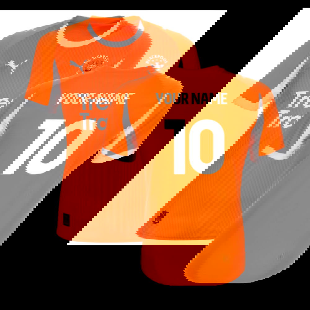 2025-2026 Blackpool Home Shirt (Your Name)