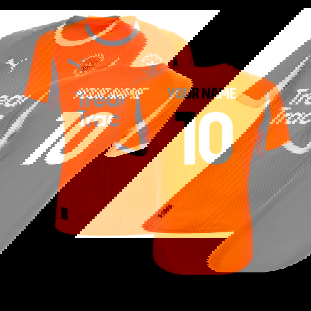 2025-2026 Blackpool Home Shirt - Kids (Your Name)